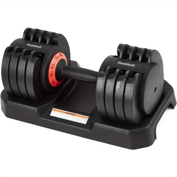 Adjustable Dumbbell Set - 25/55LB Weights with Anti-Slip Handle